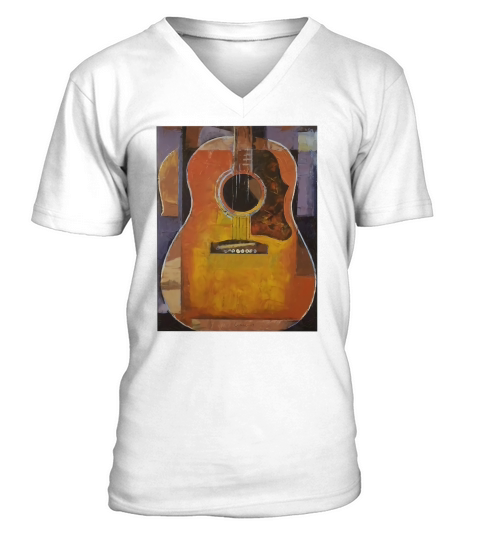 Guitar V-Neck T-shirt