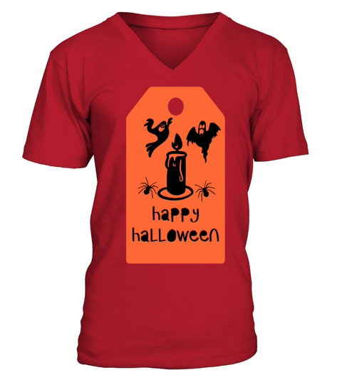 Halloween Gift Tags Halloween Favor 6 V-Neck T-shirt