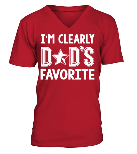 I am clearly DADS Favorite V-Neck T-shirt