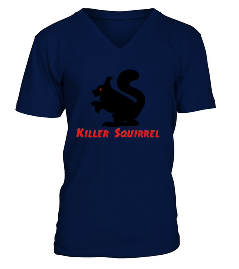 Killer Squirrel T-Shirts - Mens T-Shirt by American Apparel V-Neck T-shirt