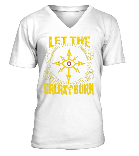 LET THE GALAXY BURN - BLACK LEGION V-Neck T-shirt