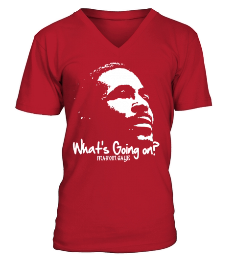 Marvin Gaye - Whats Going On album Tshirt V-Neck T-shirt