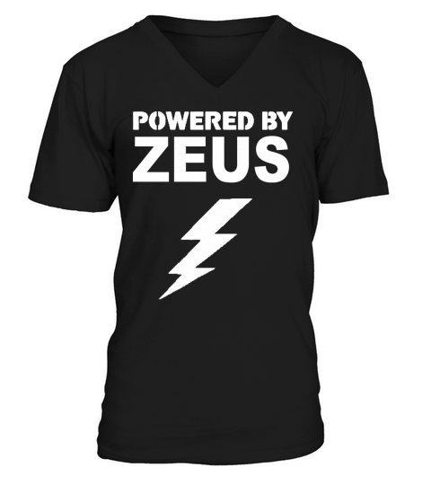 Original Zeus Funny Halloween Greek God Women or Men shirt V-Neck T-shirt