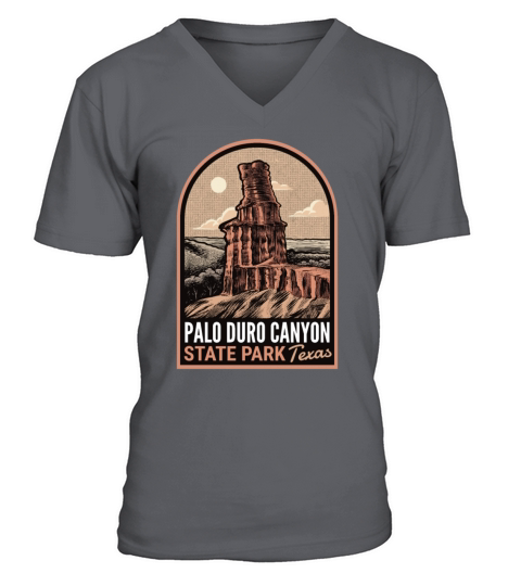Palo Duro Canyon State Park Texas Vintage V-Neck T-shirt