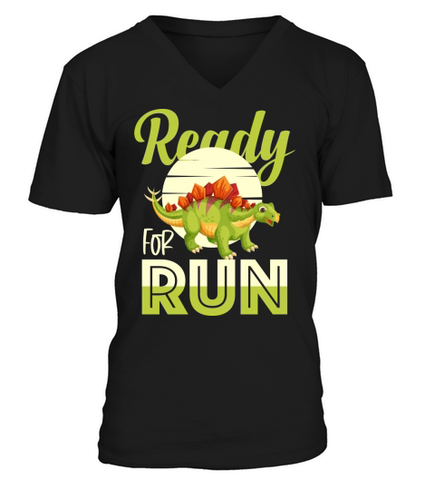 Ready for run V-Neck T-shirt