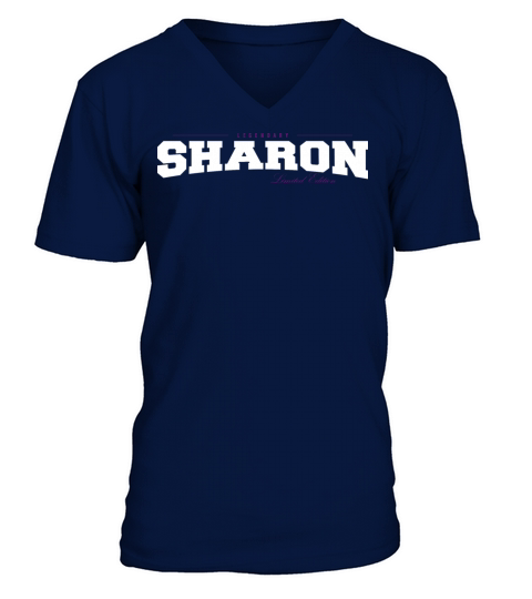 Sharon Name Limited Edition Funny Retro Vintage V-Neck T-shirt