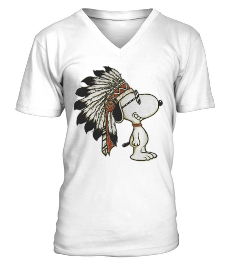 Snoopy Vintage V-Neck T-shirt