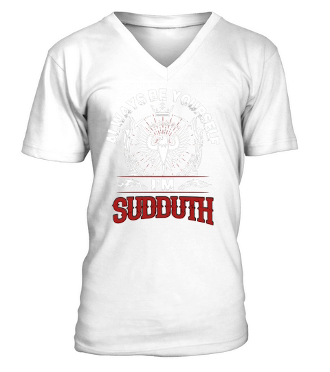 SUDDUTH Always Be Yourself, im SUDDUTH V-Neck T-shirt