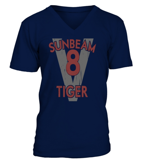 Sunbeam V8 Tiger Autos T-Shirts V-Neck T-shirt