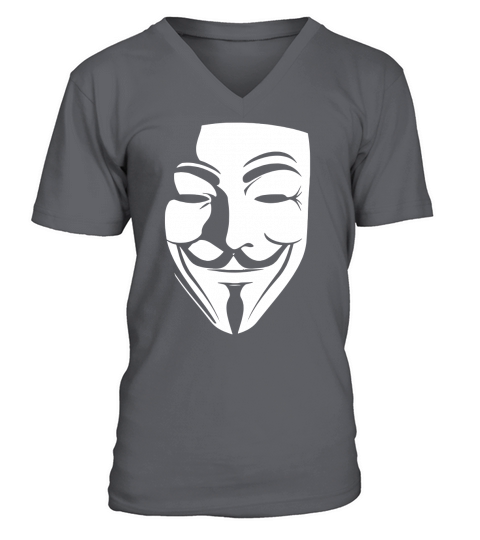 V per Vendetta FACE film horror CINEMA TV T-Shirt V-Neck T-shirt
