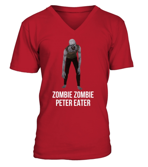 Zombie Zombie Peter Eater V-Neck T-shirt