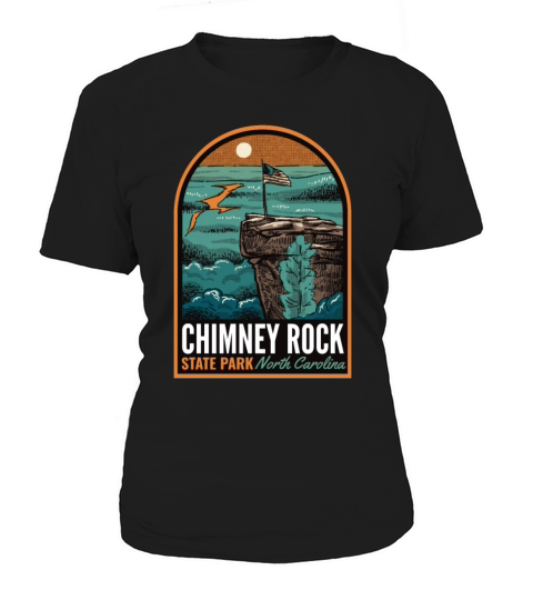 Chimney Rock State Park NC Vintage Women's T-Shirt