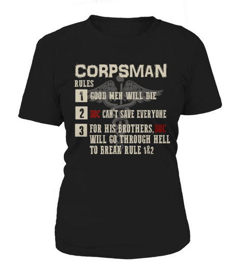 Corpsman Rules Devil Doc 8404 Shirt Women's T-Shirt