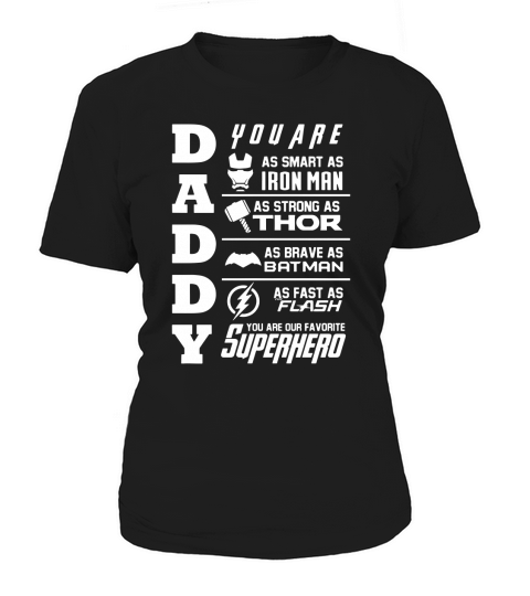 Daddy Super Hero Funny Gift For Father Day Dad Men Women's T-Shirt