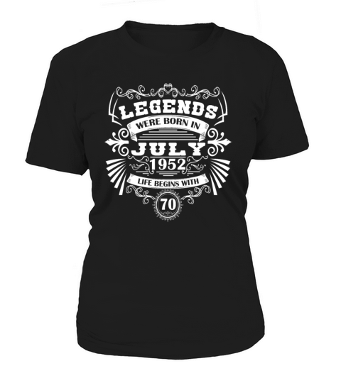 Funny Sayings for 50th Birthday July 1952 Vintage Women's T-Shirt