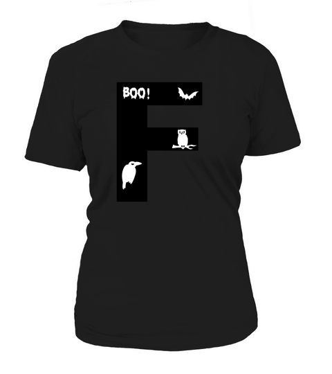Halloween Alphabets Numbers Clipart F Women's T-Shirt