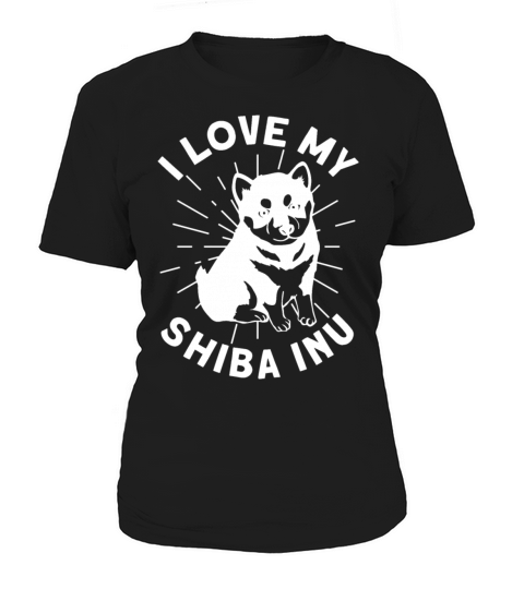 I Love My Shiba Inu Japanese Dog Breed Hunting Dog Women's T-Shirt