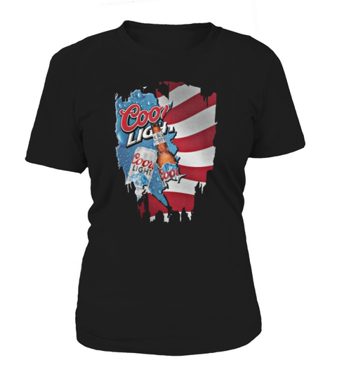Independence Day 4th Of July Coors Light America Flag Women's T-Shirt
