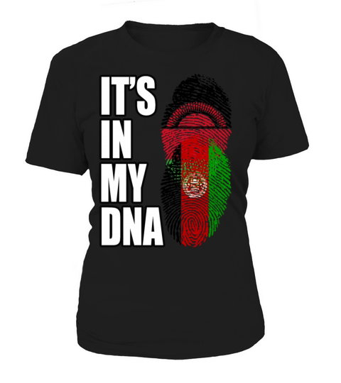 Malawian And Afghanistan Mix Heritage DNA Flag Women's T-Shirt