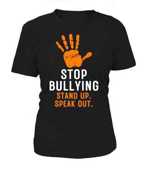 Stop Bullying Orange Stand Up Speak Out Women's T-Shirt