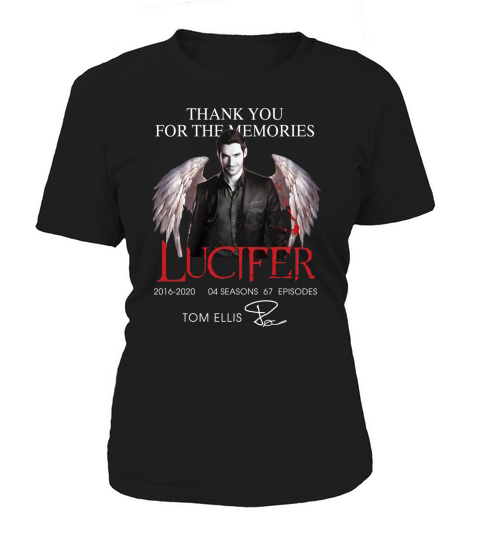 Tom Ellis Thank you for the memories Lucifer signature shirt Women's T-Shirt