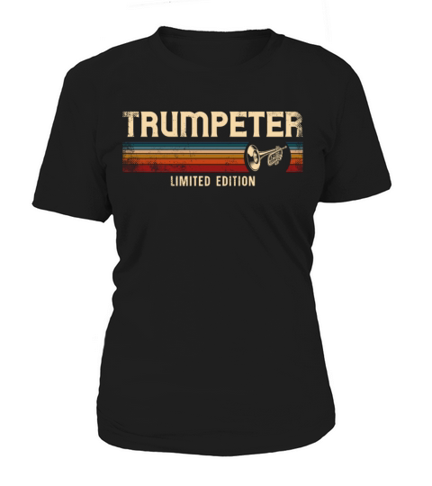 Trumpet Player Retro Vintage Women's T-Shirt