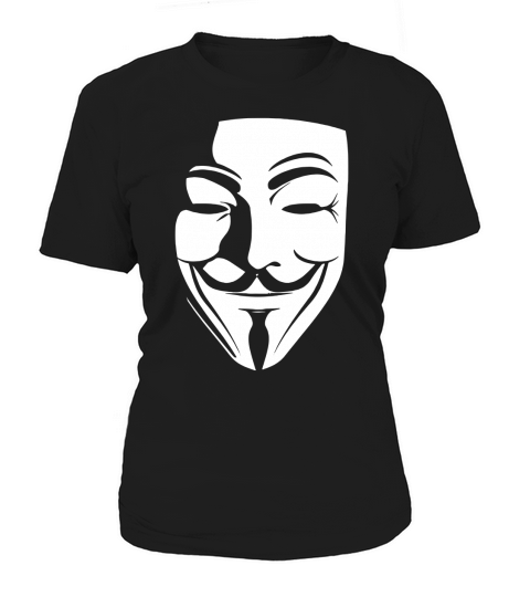 V per Vendetta FACE film horror CINEMA TV T-Shirt Women's T-Shirt