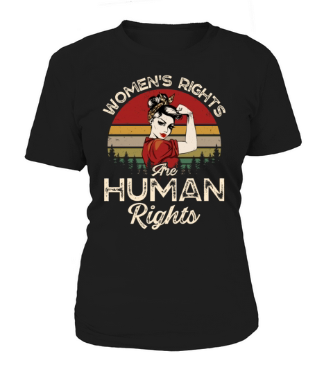 Vintage strong Women s Rights Are Human Rights Women's T-Shirt