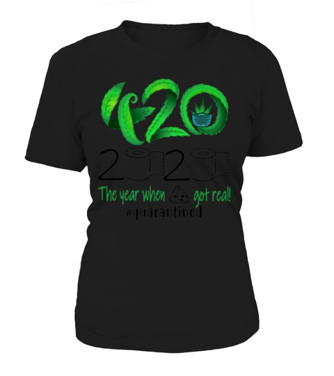 Weed Cannabis 420 stone 2020 quarantine Women's T-Shirt