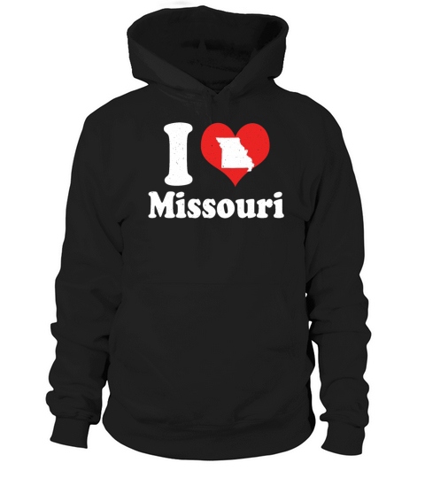 America Citizen US State Love I Heart Missouri Hoodie Unisex