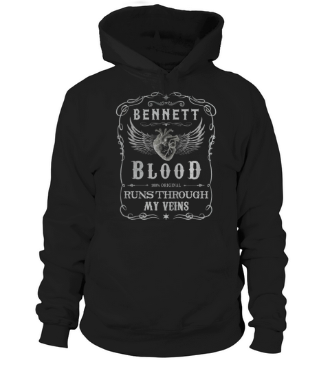 BENNETT BLOOD runs through my veins Hoodie Unisex