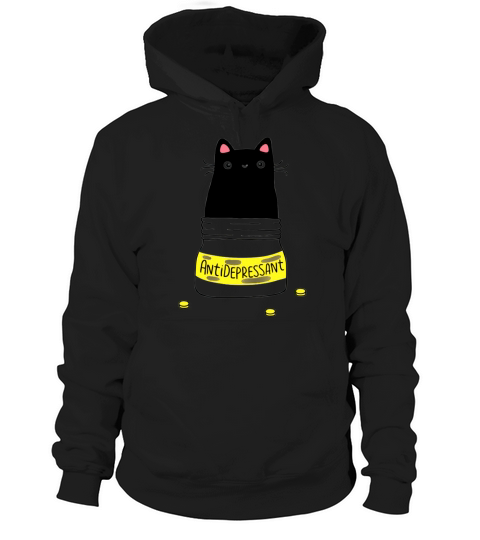 CAT T SHIRT ANTIDEPRESSANT SHIRT Hoodie Unisex