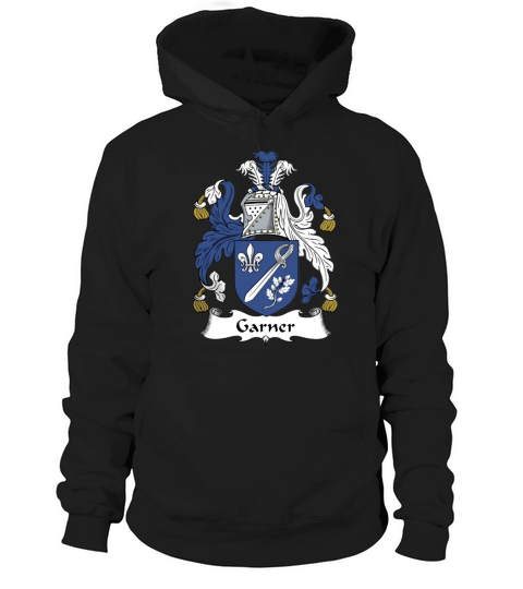 Garner Family Crest  Coat of Arms British Family Crests Hoodie Unisex