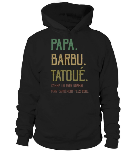 PAPA BARBU TATOUE Hoodie Unisex