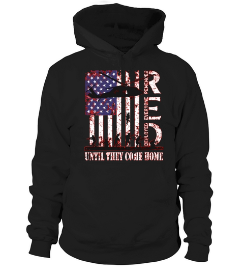 RED Friday Remember Everyone Deployed US Flag Army Vintage Hoodie Unisex