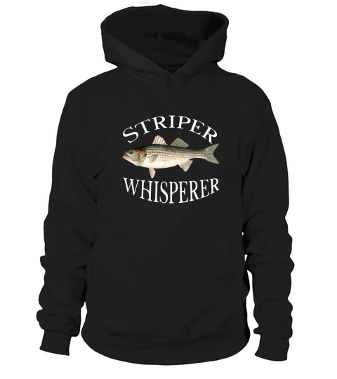 Striper Whisperer Striped Bass Fish Illustration Fishing shirt - Baby Onesie Hoodie Unisex