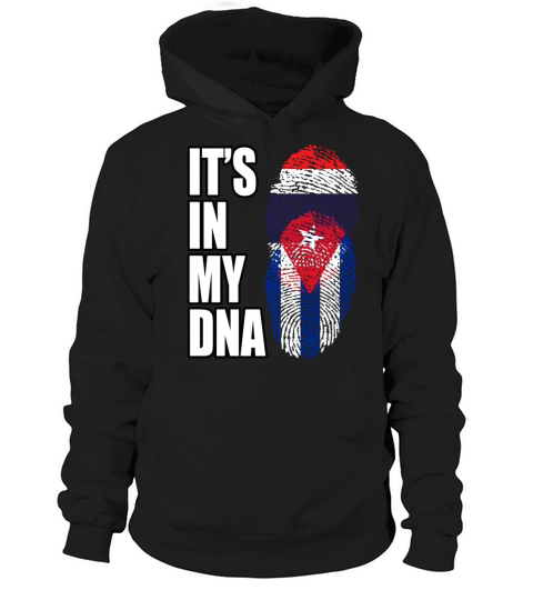 Thai And Cuban Vintage Heritage DNA Flag Hoodie Unisex