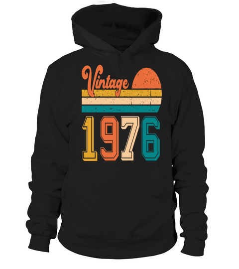 Vintage 1976 birthday gift Hoodie Unisex