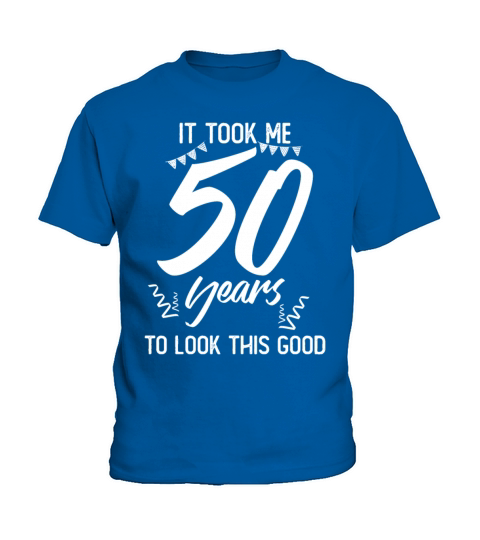50th Birthday 50 Fifty Fiftieth Age Anniversary Kids T-Shirt