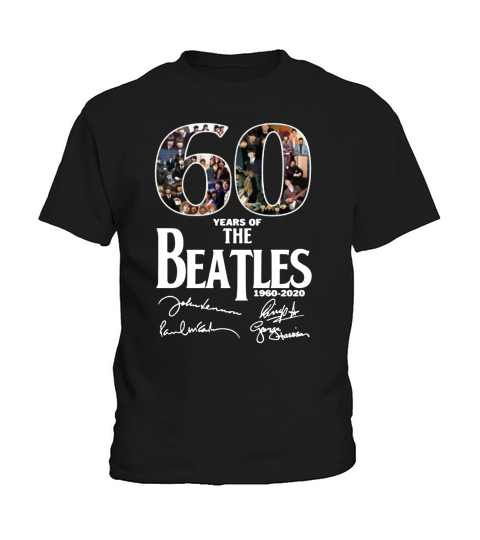 60 Jahre Beatles 1960 2020 Unterschrift Kids T-Shirt