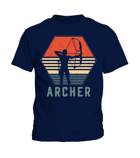 Archery Bow Archer Retro Vintage Kids T-Shirt