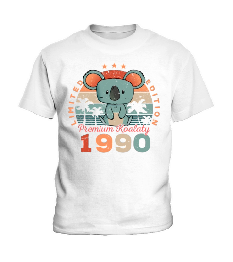 Birth Year 1990 Birthday Gift Koala Bear Koalas Kids T-Shirt