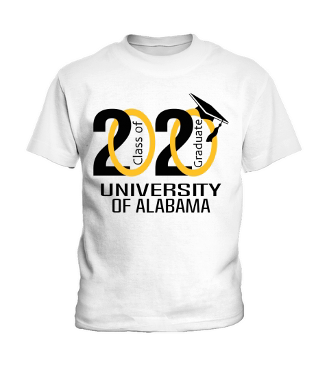 Class Of 2020 Graduation University Of Alabama Kids T-Shirt