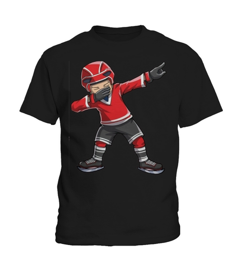 Dabbing Ice Hockey T Shirt Funny Dab Squad Boys Kids Gifts copy Kids T-Shirt
