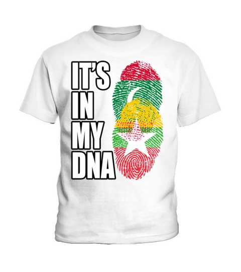 Maldivian And Burmese Mix Heritage DNA Flag Kids T-Shirt