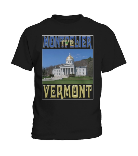 Montpelier-Vermont Kids T-Shirt