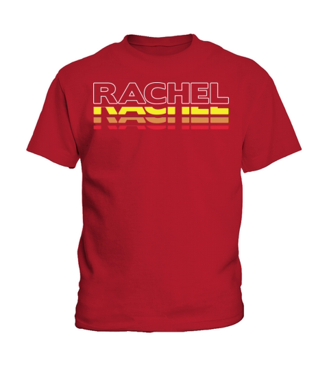 Rachel First Name Funny Vintage Sunset Rachel Kids T-Shirt