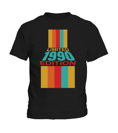 Retro Vintage Limited Edition 1990 Kids T-Shirt