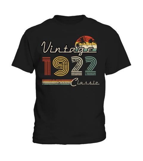Vintage 1922 Classic Year Birthday Gift Kids T-Shirt
