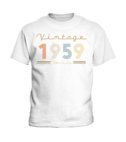 Vintage 1959 Classic Kids T-Shirt
